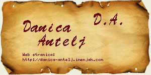 Danica Antelj vizit kartica